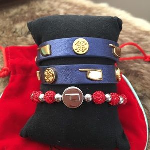 Rustic cuff Oklahoma stackable
